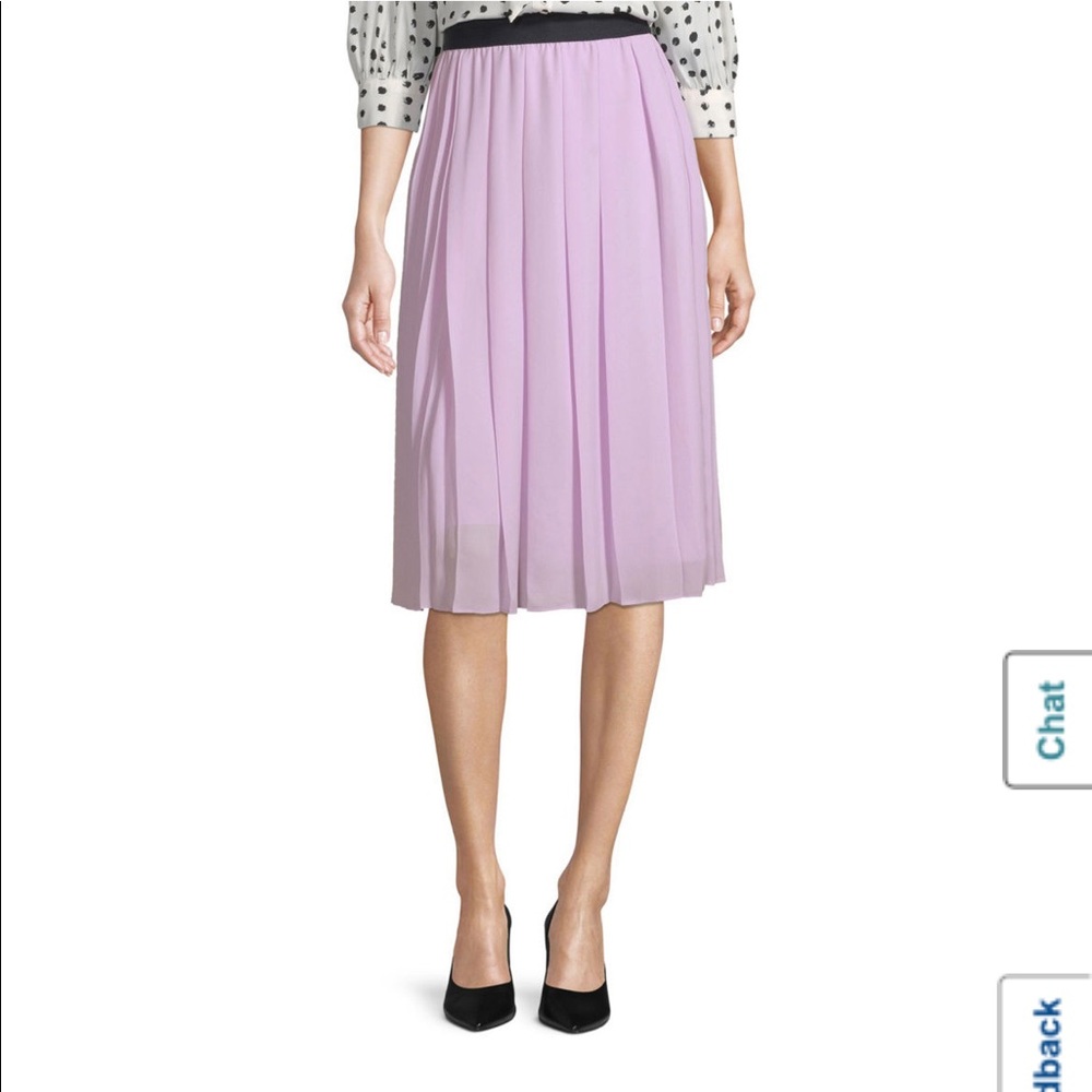 Worthington long pleated skirt